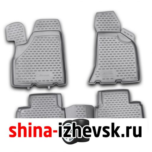 Коврик Autofamily коврик в салон полиуретановый черный для LADA Priora sd/hb 5dr 2010- в Ижевске